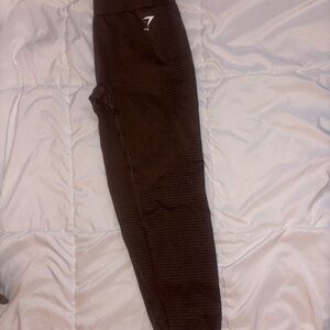 Gymshark Black High-Waist Vent Detail Leggings